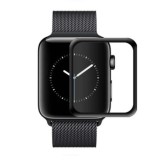 Cumpara ieftin Folie de protectie iUni pentru Smartwatch Apple Watch 38mm 3D Tempered Glass Negru