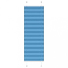 vidaXL Jaluzea plisată albastru 45x100 cm Lățime țesătură 44,4 cm 4015166