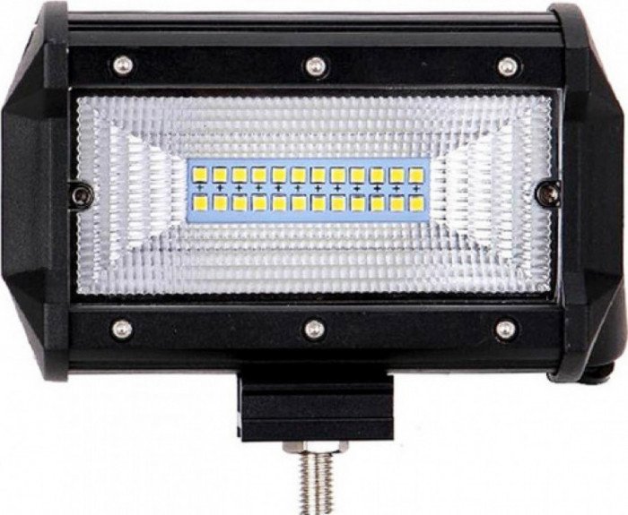 Proiector LED Bar, Off Road, patrat, 72W, 13 cm