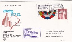 FILATELIE TEMATICA - PLIC GERMANIA TEMATICA AVION AVIOANE AVIATIE AIRMAIL