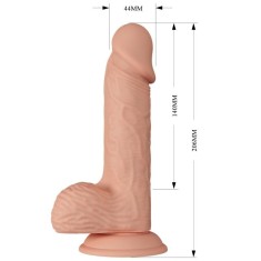 Dildo forma realista de penis prevazut cu ventuza Soft Beautiful Catoblepas