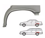 Segment reparatie aripa spate Volvo 850 (Ls/Lw), 06.1991-12.1996, Model : 4 usi, montare spate, stanga, galvanizat, RapidAuto, Rapid