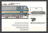 Belgia.1985 Anul transportului in comun:Locomotive-Bl. MB.184, Nestampilat