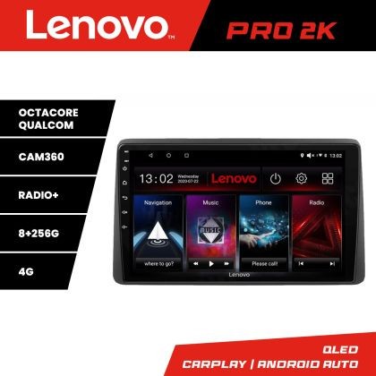 Navigatie Dacia Duster dupa 2019 Lenovo Kit-199 8 core QLED 2K 8+256 360 Android Waze USB Navigatie Internet Youtube Radio CarStore Technology