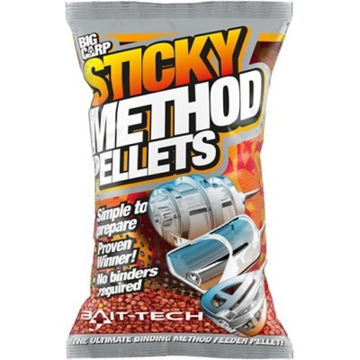 Micro Pelete Bait Tech Sticky Method, Red, 700g foto