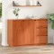 vidaXL Bufet cu sertar Maro 111 x 34 x 75 cm Lemn masiv de pin 869877