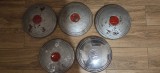 Set 5 Capace Roți Originale Vintage &Scaron;koda,anii 1964 &ndash; 1976