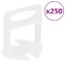 Gossi cleme de nivelare a placilor 250 buc 2 mm