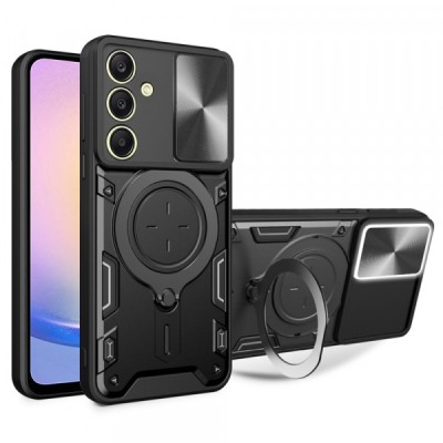 Husa pentru Samsung Galaxy A25 A256, Techsuit, CamGuard Pro, Neagra foto