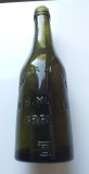 Sticla de bere din 1937 Fabrica de Bere R. H. MULLER Braila, 300 ml