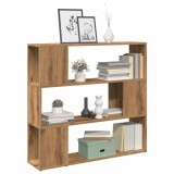 VidaXL Bibliotecă/Separator de cameră, stejar artizanal, 100x24x94 cm
