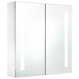 Cumpara ieftin Dulap de baie cu oglinda si LED, 60 x 14 x 62 cm