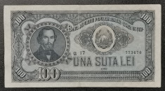 Romania 100 lei 1952 bancnota XF (670) foto