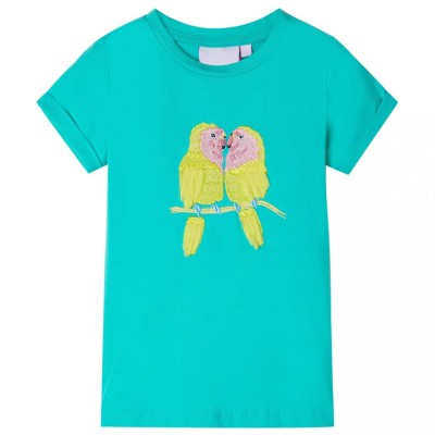 Tricou pentru copii, verde mentă, 92 foto