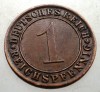 B.175 GERMANIA WEIMAR 1 REICHSPFENNIG 1933 A, Europa, Bronz