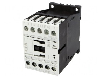 Contactor 3-pol cu contacte auxiliare NO 24VAC 7A foto
