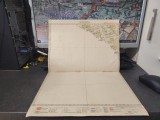 Hartă Color Opancea Jud. Caliacra Opaneț Dobrici Scara 1:300.000 M.D. Moldoveanu 1928 47x31cm Interbelica