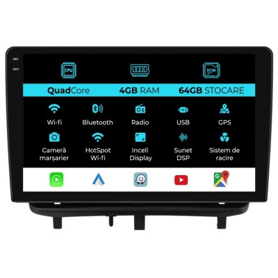 Navigatie Dedicata Opel Corsa D (2006-2014),QuadCore, 9Inch, 4Gb Ram, 64Gb Stocare, Carplay foto