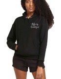 Hanorac dama negru - Life is beautiful - XL, THEICONIC