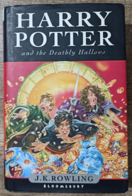 Harry Potter and the Deathly Hallows - J.K. Rowling// prima editie in engleza foto