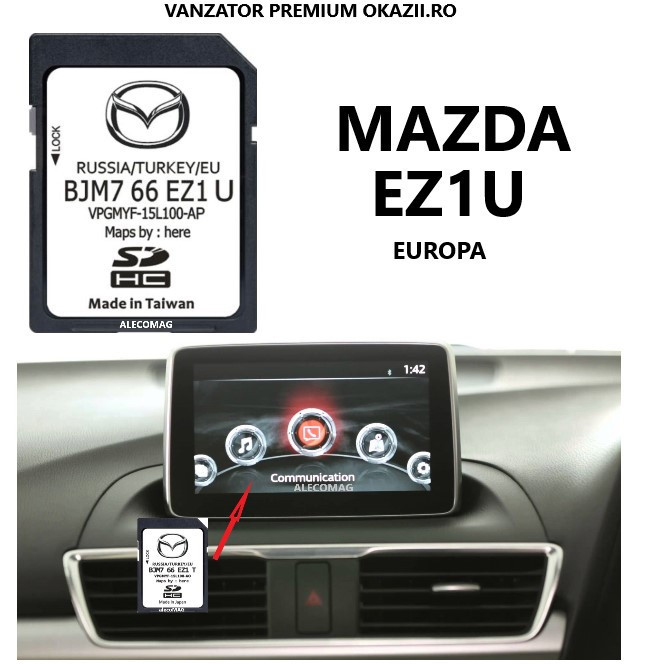 Card navigatie Mazda CX-3 (2014&ndash;2022) MZD Connect Europa Romania 2022
