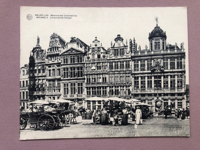 Carte postala format mare - BRUSSELS (4) - Cladiri Corporatii