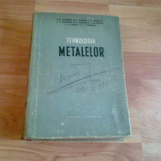 TEHNOLOGIA METALELOR- A. N. GLADILIN -N. P. DUBININ SI ALTII