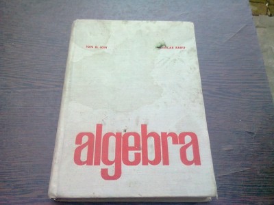 ALGEBRA - ION D. ION foto