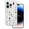 Husa de protectie Tel Protect, functia MagSafe, model Floral, pentru iPhone 15 Plus