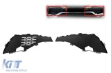 Kit de baza pentru grilele laterale &icirc;n bara de protectie frontala A Design, potrivit pentru Mercedes GLE W166 2015-2019, stanga si dreapta Performance