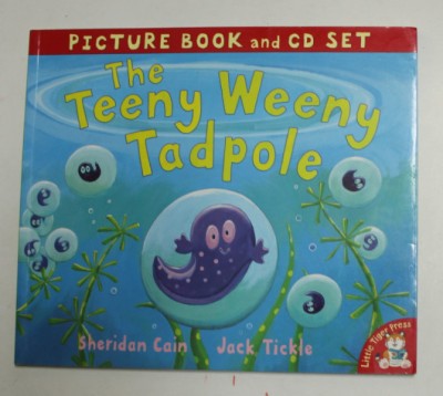 THE TEENY WEENY TADPOLE by SHERIDAN CAIN and JACK TICKLE , 2006 , LIPSA CD * foto