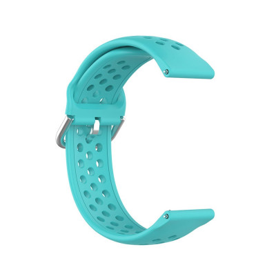 Curea pentru Samsung Galaxy Watch 4/5/Active 2, Huawei Watch GT 3 (42mm)/GT 3 Pro (43mm) - Techsuit Watchband 20mm (W004) - Turquoise foto