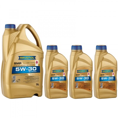 Pachet 8 Litri ulei Ravenol SMP 5W30 foto