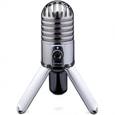 Microfon Samson Meteor Mic USB Silver foto