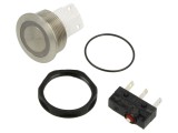 Comutator Anti-Vandalism SCHURTER 3-145-616, 2 Poziții SPDT 6A 250VAC IP67 ON-(ON)