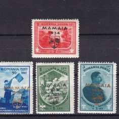 ROMANIA 1934 LP 107 JAMBOREEA NATIONALA SUPRATIPAR MAMAIA SERIE MNH