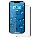 Folie de protectie Ecran Anank 3X Reinforced pentru Apple iPhone 16e / 14 / 13 Pro / 13, Sticla Securizata, Full Glue, 2.5D, Neagra