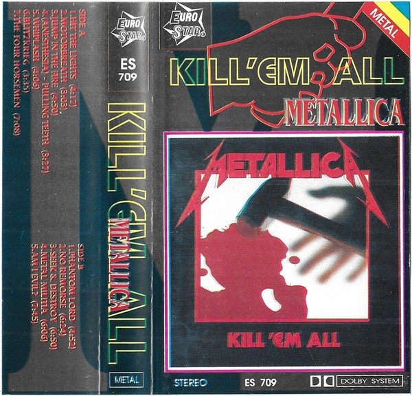 Casetă audio Metallica &lrm;&ndash; Kill&#039;em All