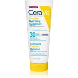 CeraVe Invisible Hydrating Sunscreen SPF 30 loțiune pentru plaja pentru fata si corp SPF 30 75 ml