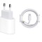 Incarcator compatibil cu iPhone, cu cablu de date, Type-C, Fast charge 20W