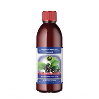 Sirop de Aronia cu Zahar 500 mililitri Hypericum foto