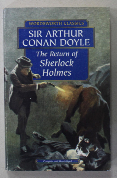 THE RETURN OF SHERLOCK HOLMES by SIR ARTHUR CONAN DOYLE , 1993, COPERTA BROSATA