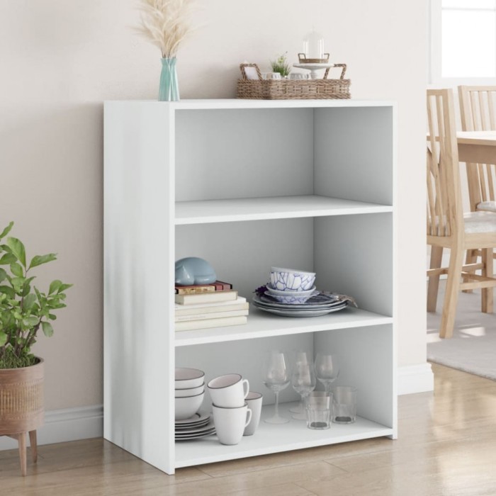 Gossi dulap, alb, 70x41x93 cm, lemn prelucrat