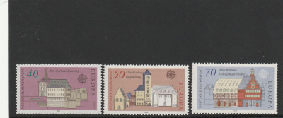 Germania,Bundespost 1978--Europa CEPT,serie 3 valori dantelate,MNH,Mi.969-971 foto