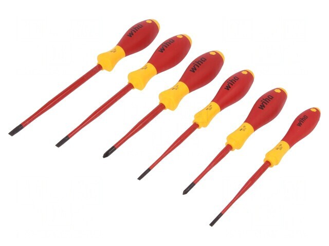 Kit Șurubelnițe Izolate 1kVAC Phillips și Plată SoftFinish