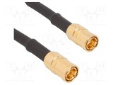 Cablu coaxial SMB mamă drept 3m 50&Omega; AMPHENOL RF
