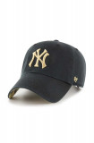 Cumpara ieftin 47brand șapcă de baseball din bumbac MLB New York Yankees culoarea negru, cu imprimeu, 47 Brand