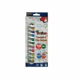 Set de tempera, 12 culori x 7.5 ml, The Littlies