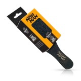 Cumpara ieftin Perie fade - NISH MAN - brush din lemn - Neagra