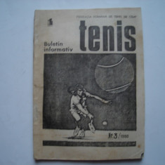 Tenis. Buletin informativ, nr. 3/1980
